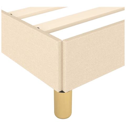 Giroletto senza Materasso Crema 200x200 cm in Tessuto - Foto 2