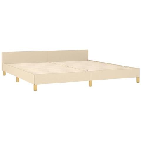 Giroletto senza Materasso Crema 200x200 cm in Tessuto - Foto 9