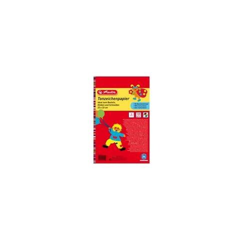 Tonpapierblock, 230 X 330 Mm, Inhalt: 20 Blatt Recyclingkarton, 120 G-qm, Blauer Engel, Sortiert In Den (229401) - Foto 1