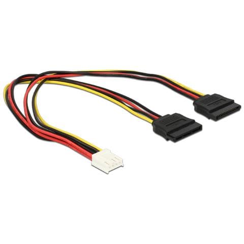 0.3m, Floppy 4p / 2x SATA 15p 0,3 m - Foto 2