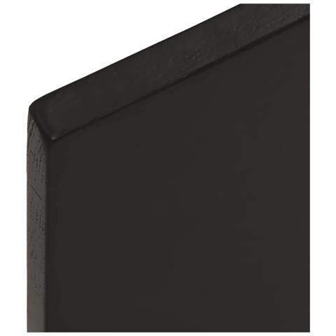 Piano Bagno Marrone Scuro 40x40x2 cm Legno Massello Trattato - Foto 6