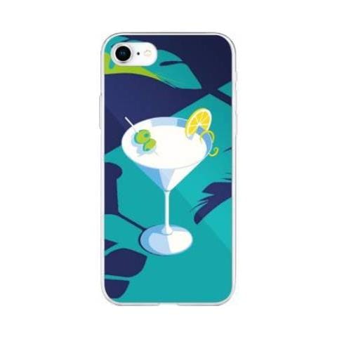 Cover Per Iphone Se 2022/se / 8/7/6s / 6 Ibrida Con Motivi Stampati, Blu - Foto 1
