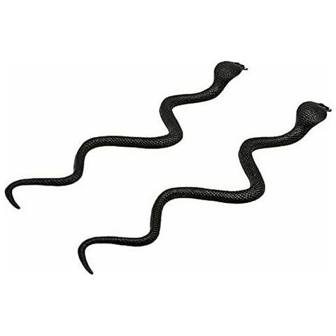 Decorazione Per Halloween Serpente Nero 35 Cm (2 Unità) - Foto 1