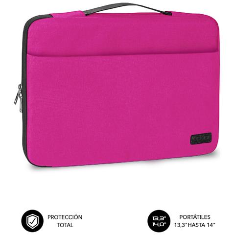 SUB-LS-0TS0002 borsa per laptop 35,6 cm (14") Custodia a tasca Rosa - Foto 1