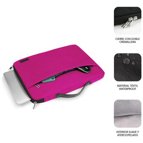 SUB-LS-0TS0002 borsa per laptop 35,6 cm (14") Custodia a tasca Rosa - Foto 3