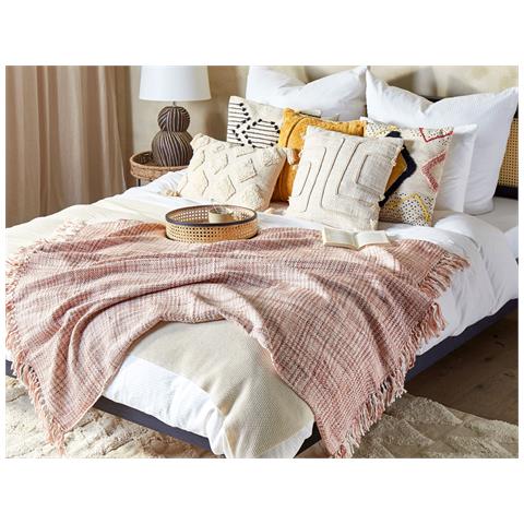 Coperta Deurali Tessuto 125 X 150 Cm Marrone - Foto 1