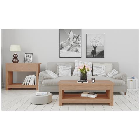 Emerald Consolle Con 2 Cassetti In Mdf Rovere - Foto 6