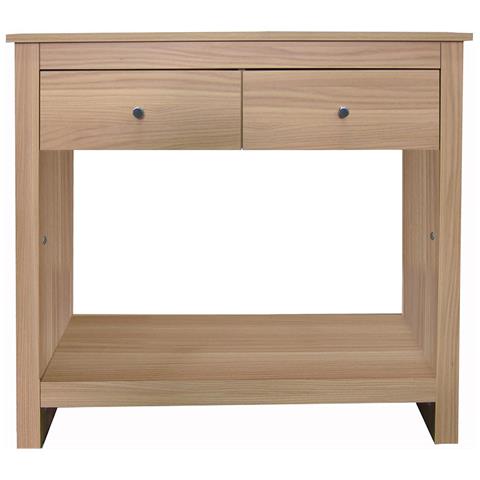 Emerald Consolle Con 2 Cassetti In Mdf Rovere - Foto 2