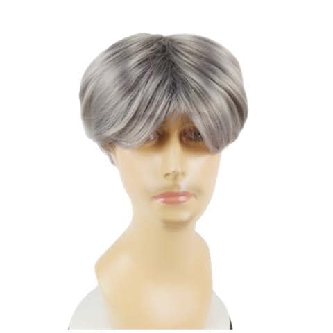 Parrucca Diritta Chic Per Uomo, Super Leggera E Traspirante Grey - Foto 1