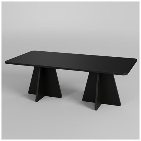 Shamp Tavolino Da Caffè Design Nero - Foto 2