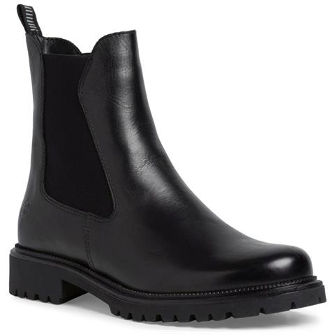 Black Casual Closed Booties Stivaletti Pelle Scarpe Donna Nero Eu 42, 1-25427-41 001 - Foto 1