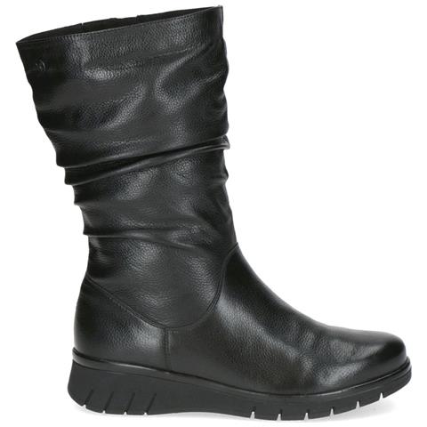 Black Casual Closed Booties Stivaletti Pelle Scarpe Donna Nero Eu 37, 9-26407-43-022 - Foto 2