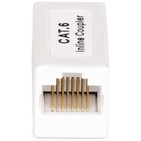 Accoppiatore RJ45, accoppiatore Ethernet Cat6 in linea, connettore femmina a femmina (F /F) T568B, estensione cavo Ethernet non schermato - Foto 2