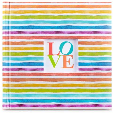 Hama Rainbow I Album Fotografico E Portalistino Multicolore 200 Fogli 10 X 15 Rilegatura Del Libro - Foto 1