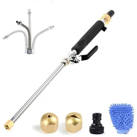 Jet Power Washer Idropulitrice Per Tubo Da Giardino 2 Ugelli 3/4"" Black - Foto 1