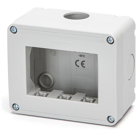 Cassetta Elettrica Portafrutti A 3 Vie Da Superficie Compatibile Serie Biticino Matix 6 Pezzi - Foto 1