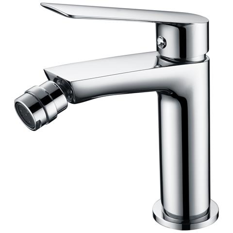 Imex Miscelatore Bidet Monocomando Cromato In Ottone E Zama Con Cartuccia Ceramica 25mm E Tubi Flessibili 3-8 Serie Luxor Modello Imex-bdx023-2 - Foto 1