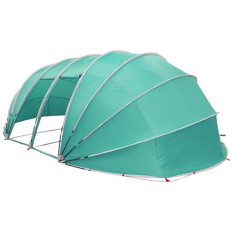 Tenda da piscina a cupola Verde 538 x 440 x 204 cm - Foto 1