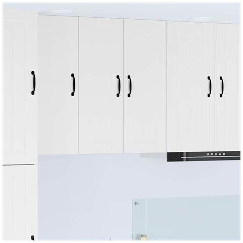 Mobile da cucina con lo scaffale Bianco Lucido 30 x 31 x 80 cm - Foto 2