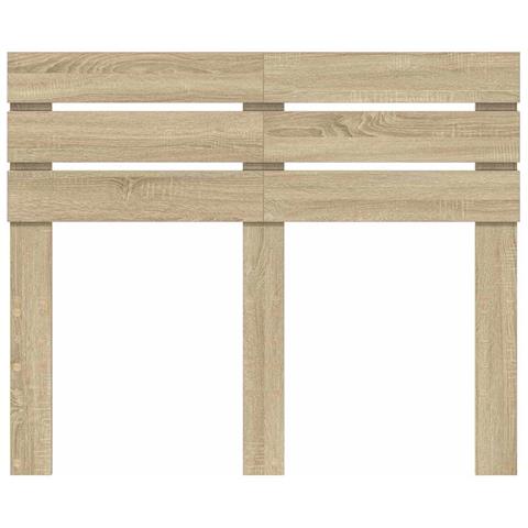 Testiera con testiera Rovere Sonoma 120 cm Legno multistrato - Foto 1