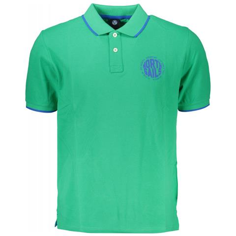 POLO MASCHILE A MANICHE CORTE VERDE - Taglia: XL, Colore: Verde - Foto 1