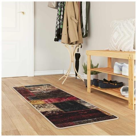Runner Tappeto MARSA Multicolore 200 x 50 cm Poliestere e PVC - Foto 2