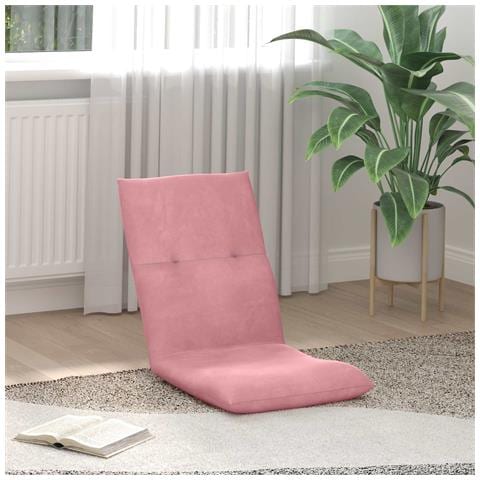 Sedia a pavimento regolabile Rosa Velluto - Foto 2