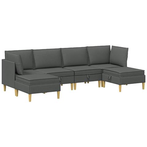 Set di divani modulari con spazio di archiviazione 6 pcs - Foto 1