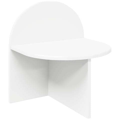 Comodino Bianco 40 x 35,5 x 45,5 cm Legno ingegnerizzato - Foto 1
