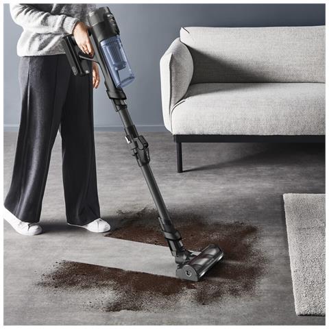 RH9LC1 Aspirapolvere a bastone 2 in 1 Batteria Secco e bagnato Senza sacchetto Blu, Grigio - Foto 2