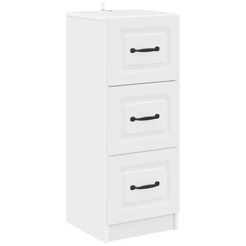 Mobile con Cassetti Bianco 33 x 34,5 x 87 cm - Foto 1