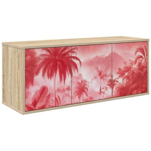 Mobile TV da Parete AACHEN 102 x 33 x 40 cm Rovere Sonoma - Foto 1