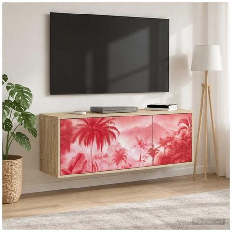 Mobile TV da Parete AACHEN 102 x 33 x 40 cm Rovere Sonoma - Foto 2