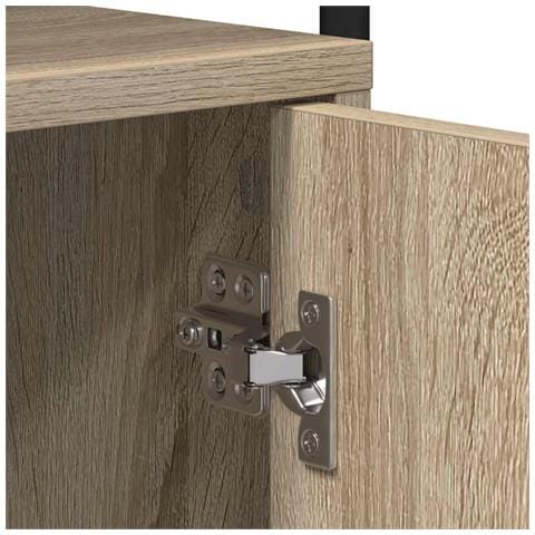 Armadio da Notte 2 pz Rovere Sonoma Legno ingegnerizzato - Foto 9