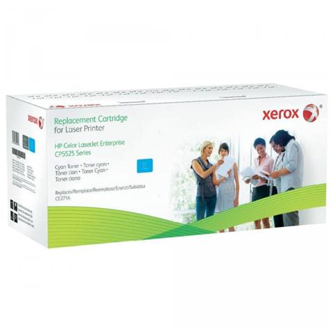 TONER - 106R02266 per CE271A Ciano per HP LaserJet 5525 Capacità 15000 Pagine - Foto 2