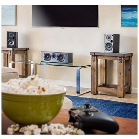 Diffusore Centrale T30 Altoparlante a 2-Vie Potenza 100 W Cablato Colore Nero - Foto 4