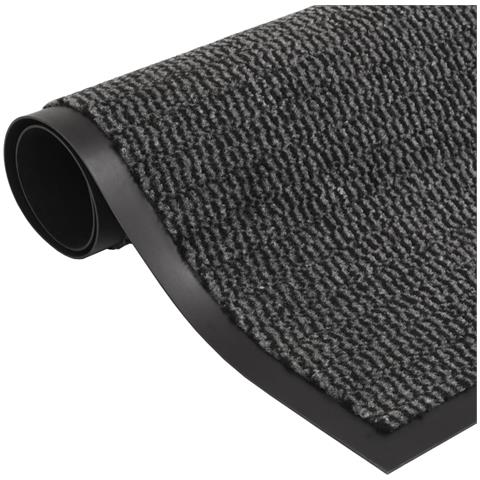 Tappeto Antipolvere Trapuntato Rettangolare 120x180cm Antracite - Foto 1