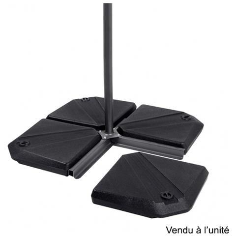 Zavorra Da Riempire Per Palo Decentrato - Grigio Antracite - Foto 3