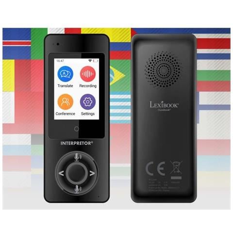 Ntl2000 Interprete Immediato Parlare 75 Lingue Traduzioni Di Qualit Professionale Touch-screen Group Chat Funzione Cuffie Jack Bluetooth Wi-fi Nero Accurate - Foto 6