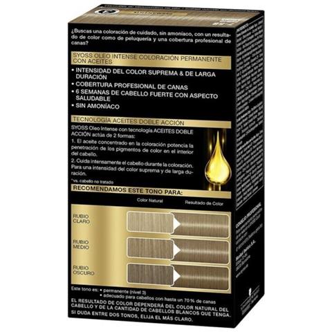 Tintura Permanente Olio Intense Syoss Nº 7,58 Biondo Arena - Foto 2