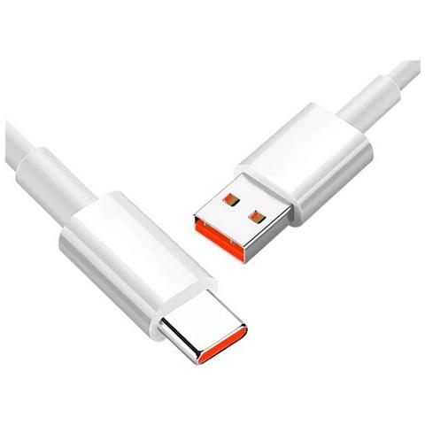 Cavo Dati E Ricarica Originale Turbo Charge Type-c 5a 1m White Bulk - Foto 1