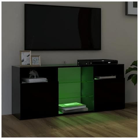 Mobile Porta TV con Luci LED Nero 120x30x50 cm - Foto 2