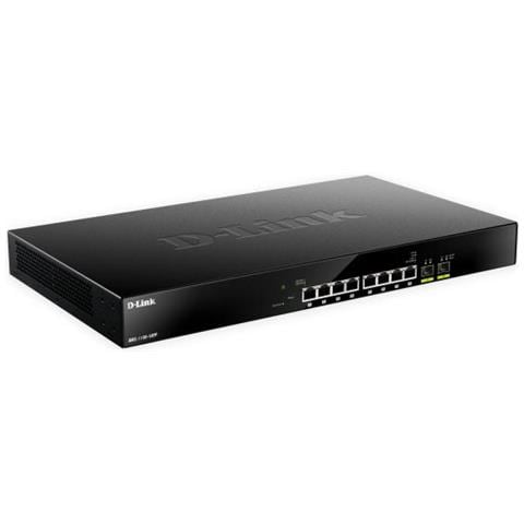 DMS-1100-10TP switch di rete Gestito L2 2.5G Ethernet (100/1000/2500) Supporto Power over Ethernet (PoE) 1U Nero - Foto 1