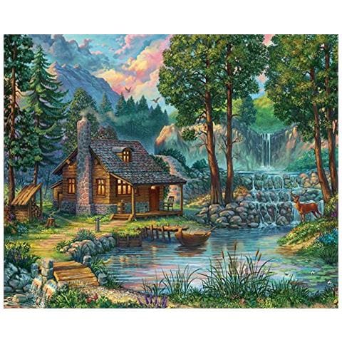 mpany House By The Lake Jigsaw Puzzle Da 1000 Pezzi - Foto 1