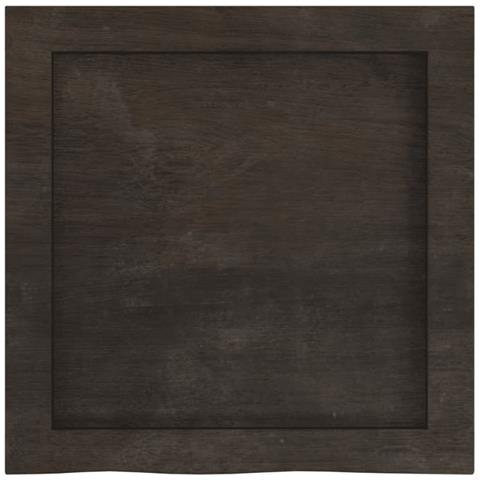 Piano Bagno Marrone Scuro 40x40x (2-4) cm Legno Massello Trattato - Foto 2