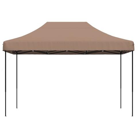 Tenda Da Festa Pieghevole Pop-up Marrone 410x279x315 Cm - Foto 3