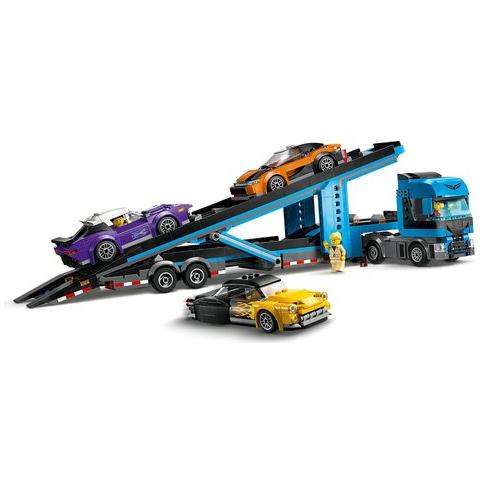 60408 Camion Trasportatore di Auto con Auto Sportive - Foto 2