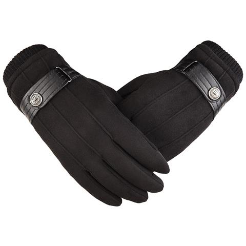 Guanti Caldi Da Sci Outdoor Impermeabili E Antivento Black - Foto 1