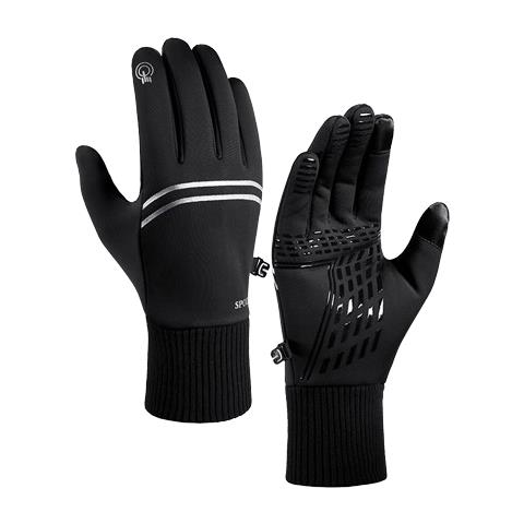 Guanti Caldi Da Sci Outdoor Impermeabili E Antivento Black - Foto 2