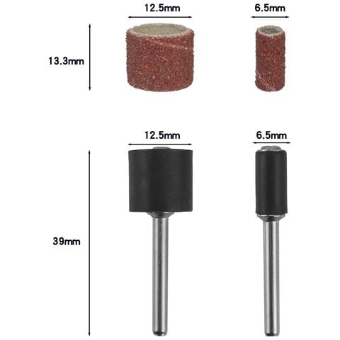 Set Di Accessori Per Utensili Rotanti Da 29 Pezzi Con Mole Abrasive E Mandrini - Foto 4